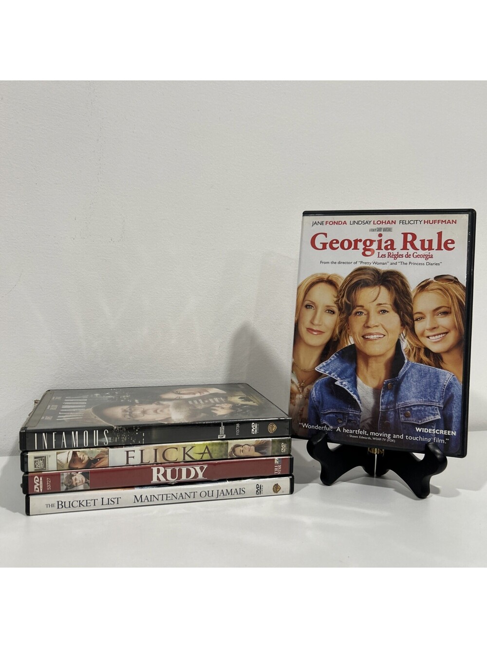DRAMA INSPIRATIONAL DVD LOT 5 Movies Rudy Flicka Georgia Rule Family Night